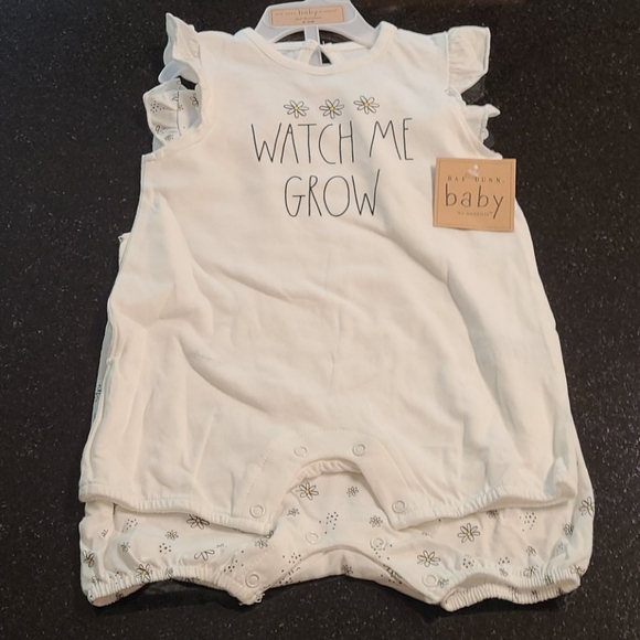 🌼Rae Dunn Baby Romper Set🌻 - Picture 1 of 5